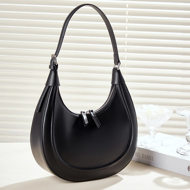 sac noir cuir fendu collection résilience