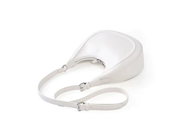 sac cuir blan-créme