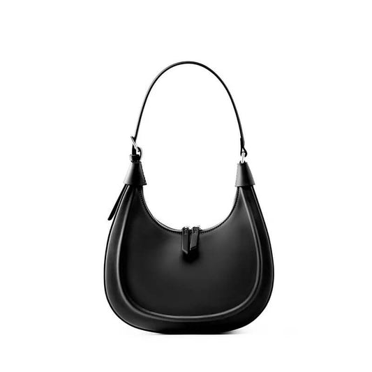 sac noir cuir fendu collection résilience